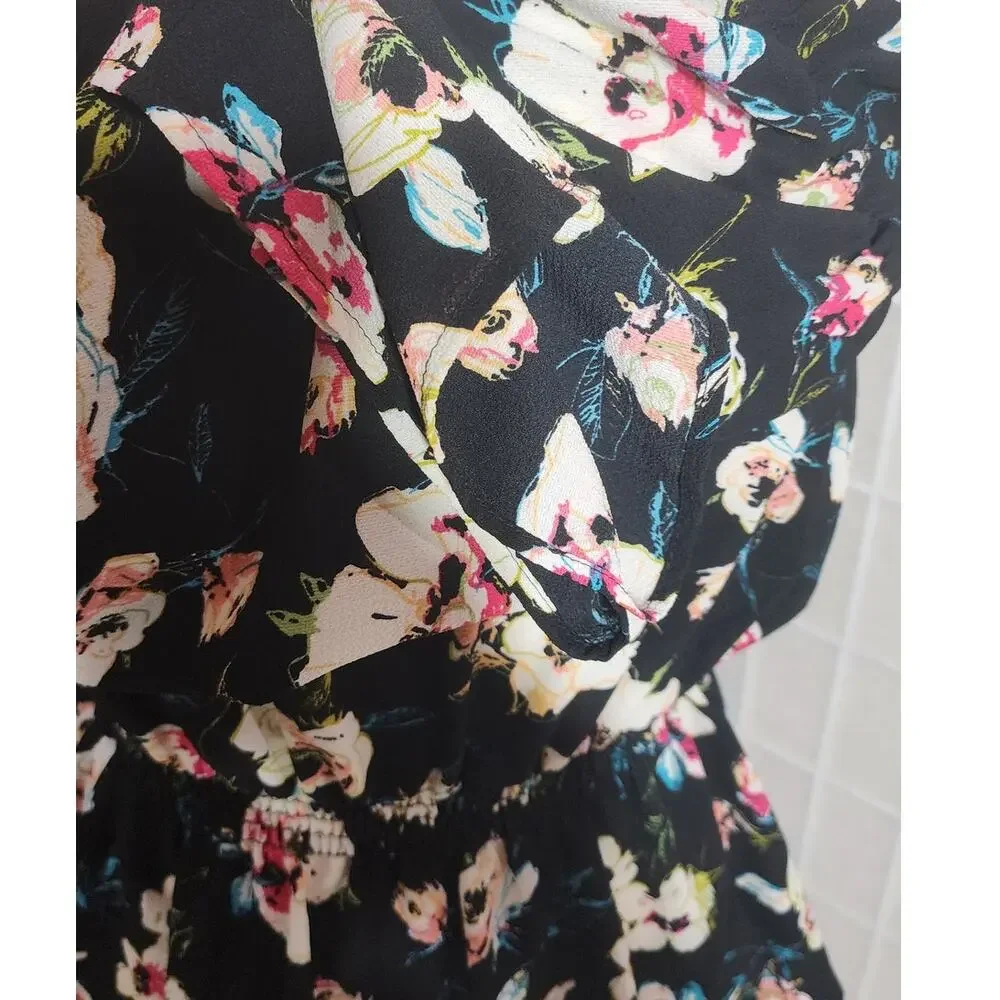 Fashion to Figure FTF Women’s V-Neck Long Sleeves Blouse Top Shirt Size: 0X (12) - Picture 6 of 7